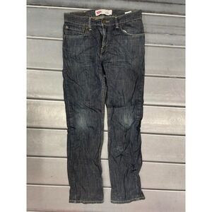 Levis 511 Skinny Jeans Womens 18 R 29x29 Dark Wash‎ Denim 100% Cotton